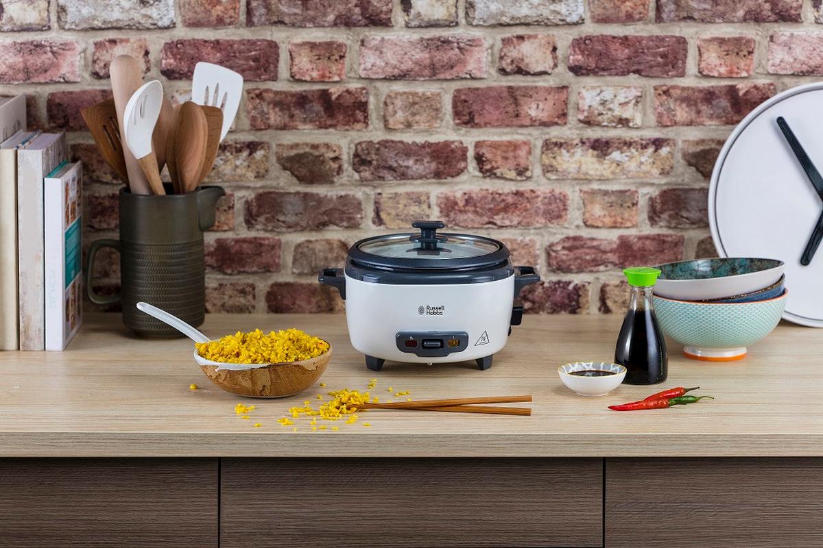 Rizsfőző Russell Hobbs 27030-56/rh M - fehér, Basics, műanyag/Üveg - Russel Hobbs