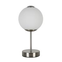 Namizna Led-svetilka Zuri, Ca. 15/30 Cm - barve niklja/črna, Romantika, kovina/umetna masa (15/30cm) - Mömax
