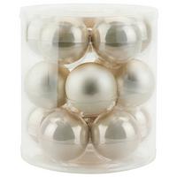 Karácsonyfagömbszett Noel - aranyszínű, Basics, Üveg (6cm) - Modern Living