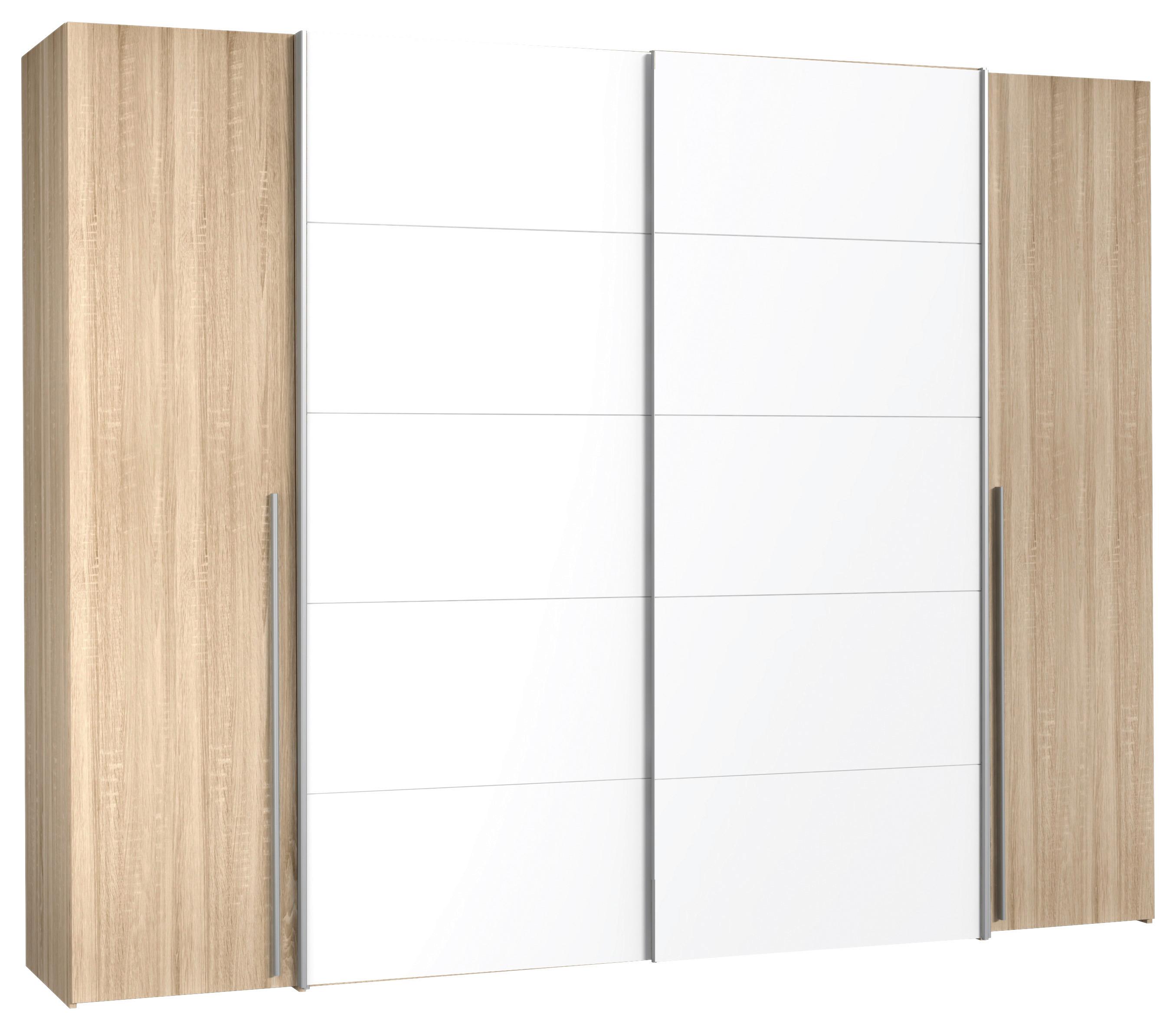 Dulap Narago - stejar Sonoma/alb, Konventionell, plastic/metal (270,3/210/61,2cm) - Mömax