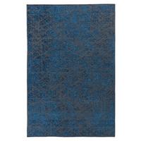 Flachwebeteppich Kalevi 200 - Blau, Konventionell, Textil (80/150cm) - Kayoom
