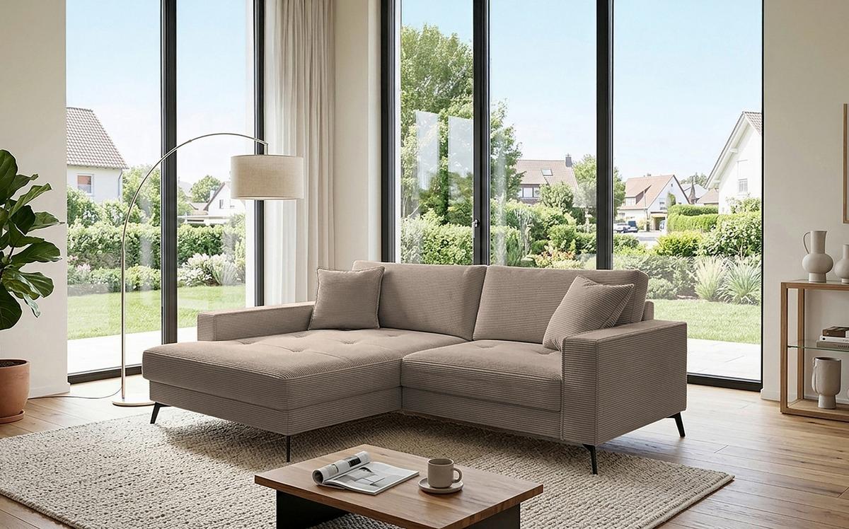 Coltar TED - maro, Trend, textil (174/228cm) - Modern Living