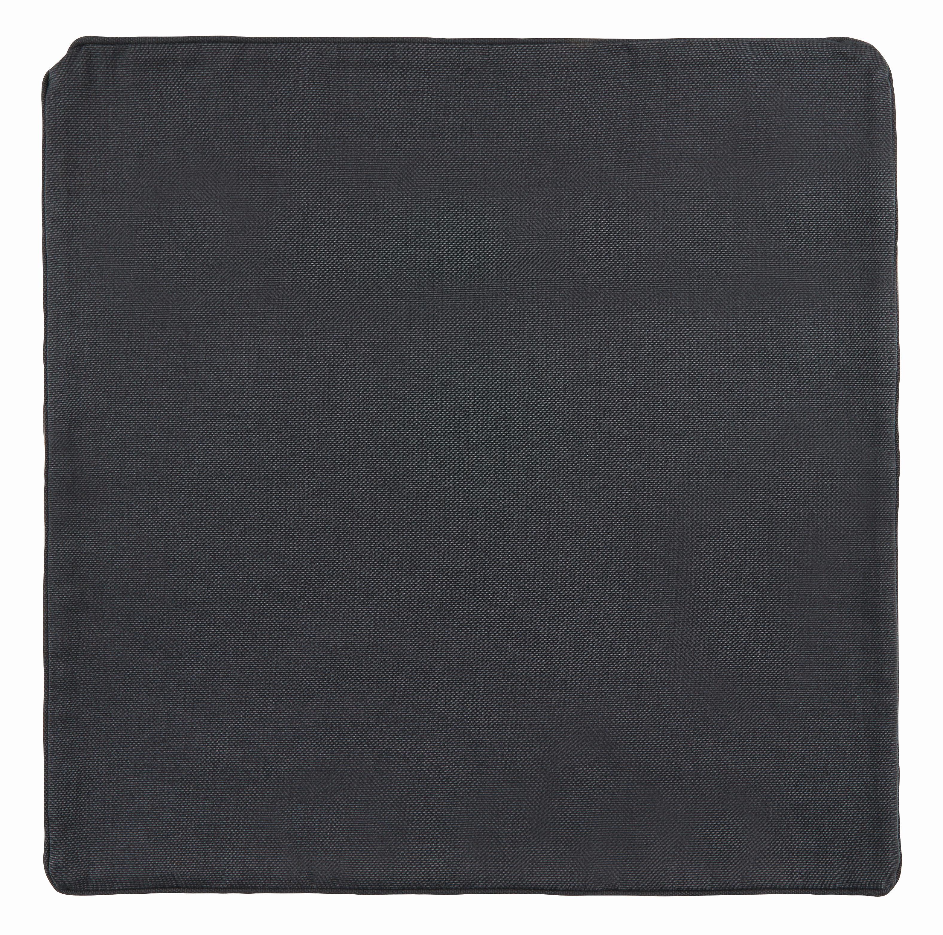 Kissenhülle Steffi Paspel ca. 40x40cm - Anthrazit, Textil (40/40cm) - Mary's