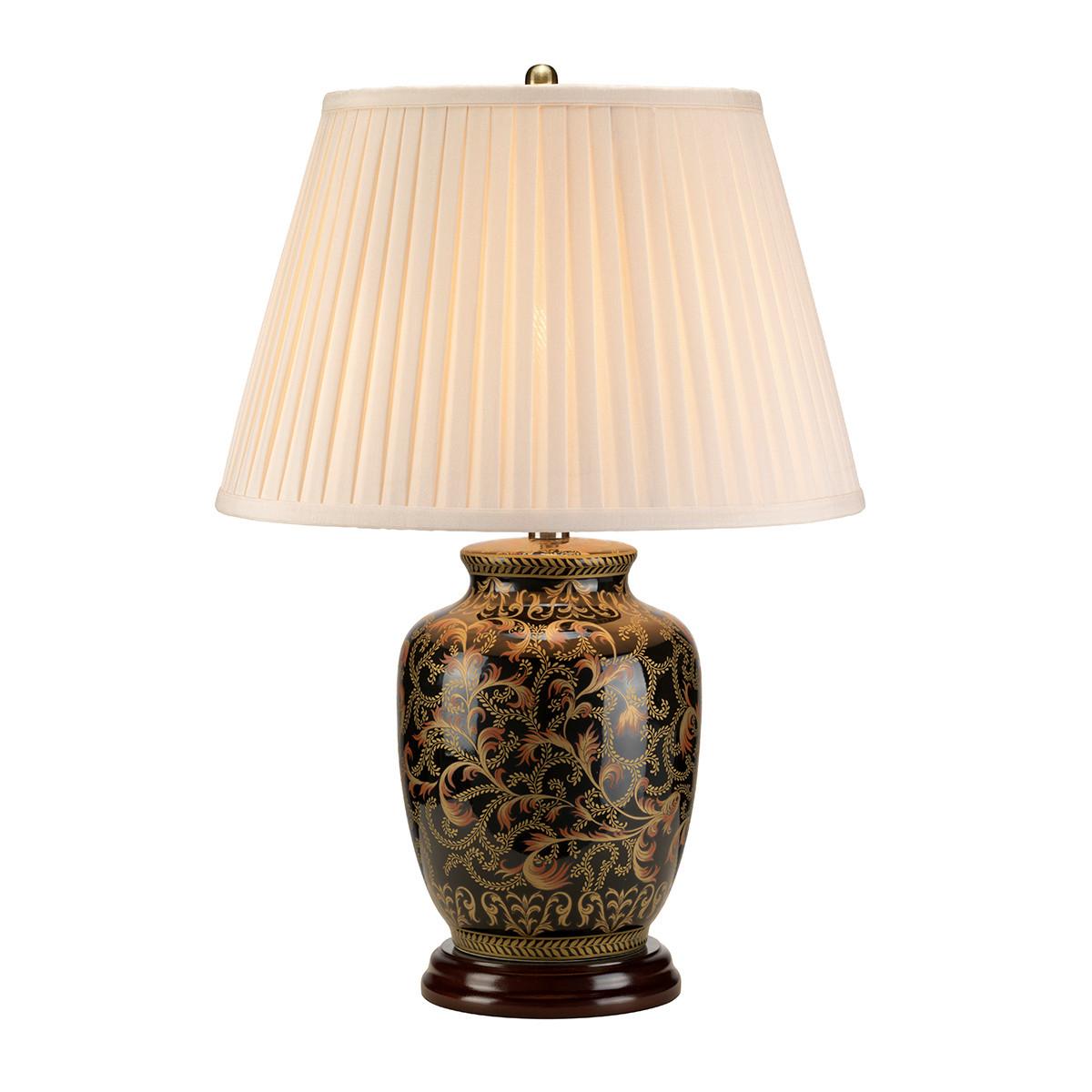 Tischleuchte Morris max. 60 Watt - Goldfarben/Schwarz, KONVENTIONELL, Keramik (41/41/59cm) - Elstead Lighting