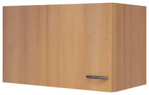 Küchenoberschrank "Nano" , Buche - Edelstahlfarben/Buchefarben, MODERN, Holzwerkstoff/Kunststoff (60/32/32cm) - FlexWell