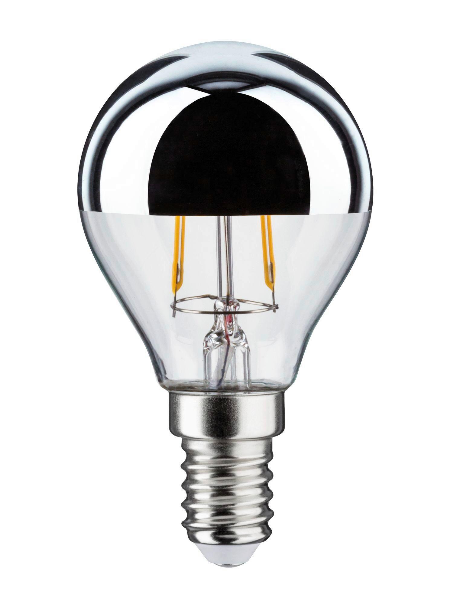 LED-Leuchtmittel 28663 max. 2,6 Watt - Klar/Silberfarben, Basics, Glas (7,8cm) - Paulmann