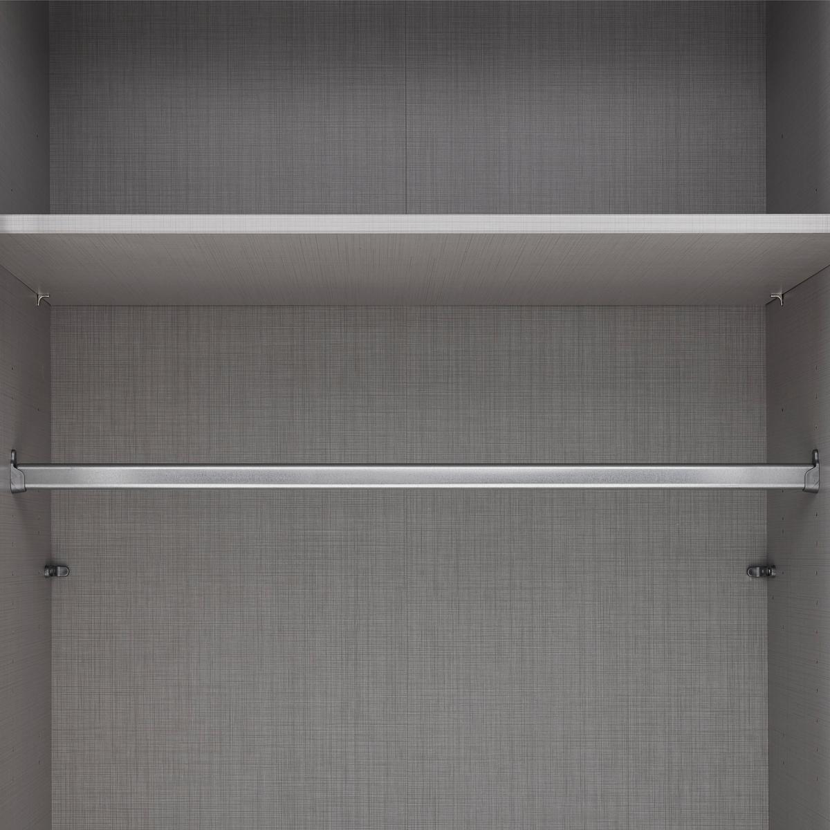 Ormar S Klasičnim Vratima New York - sahara/siva, Konvencionalno, staklo/drvni materijal (90/236/58cm) - Premium Living