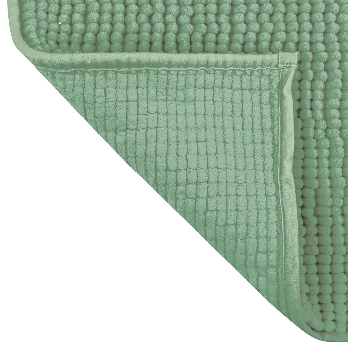 Badteppich 144510 Chenille - Grün, Konventionell, Textil (50/80cm) - Spirella