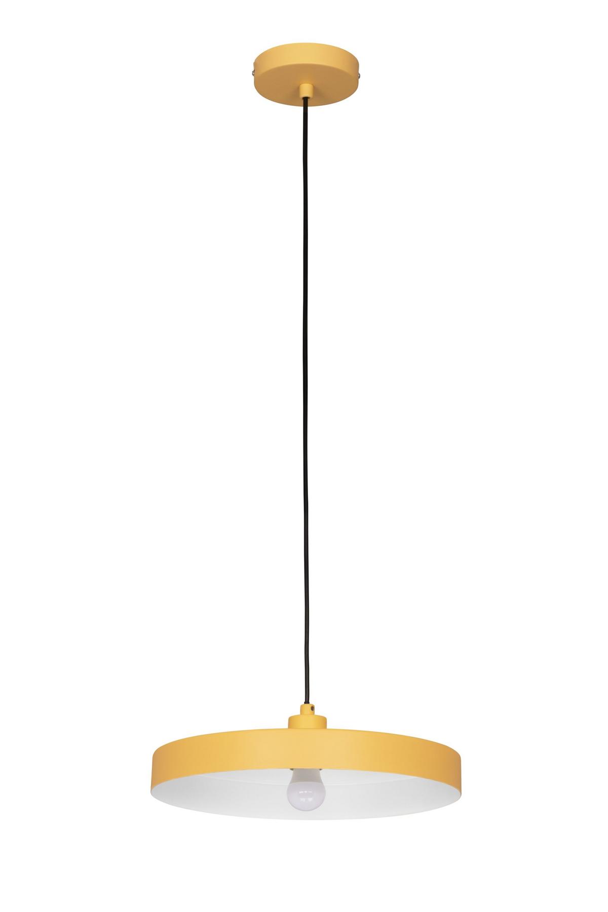 LAMPA WISZĄCA TAMPA *SBN* - żółty, Basics, metal (35/162cm) - Novel