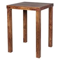 Bartisch Mumbai ca. 80x80 cm Sheesham - Sheeshamfarben, MODERN, Holz (80/80/110cm) - MID.YOU