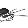 LED-TAKLAMPA STRAL - svart, Modern, metall/plast (65,5/31/14cm)