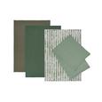 Geschirrtuch-Set Lisa aus Baumwolle, 4-teilig - Hellgrün, MODERN, Textil (50/70cm) - MÖMAX modern living