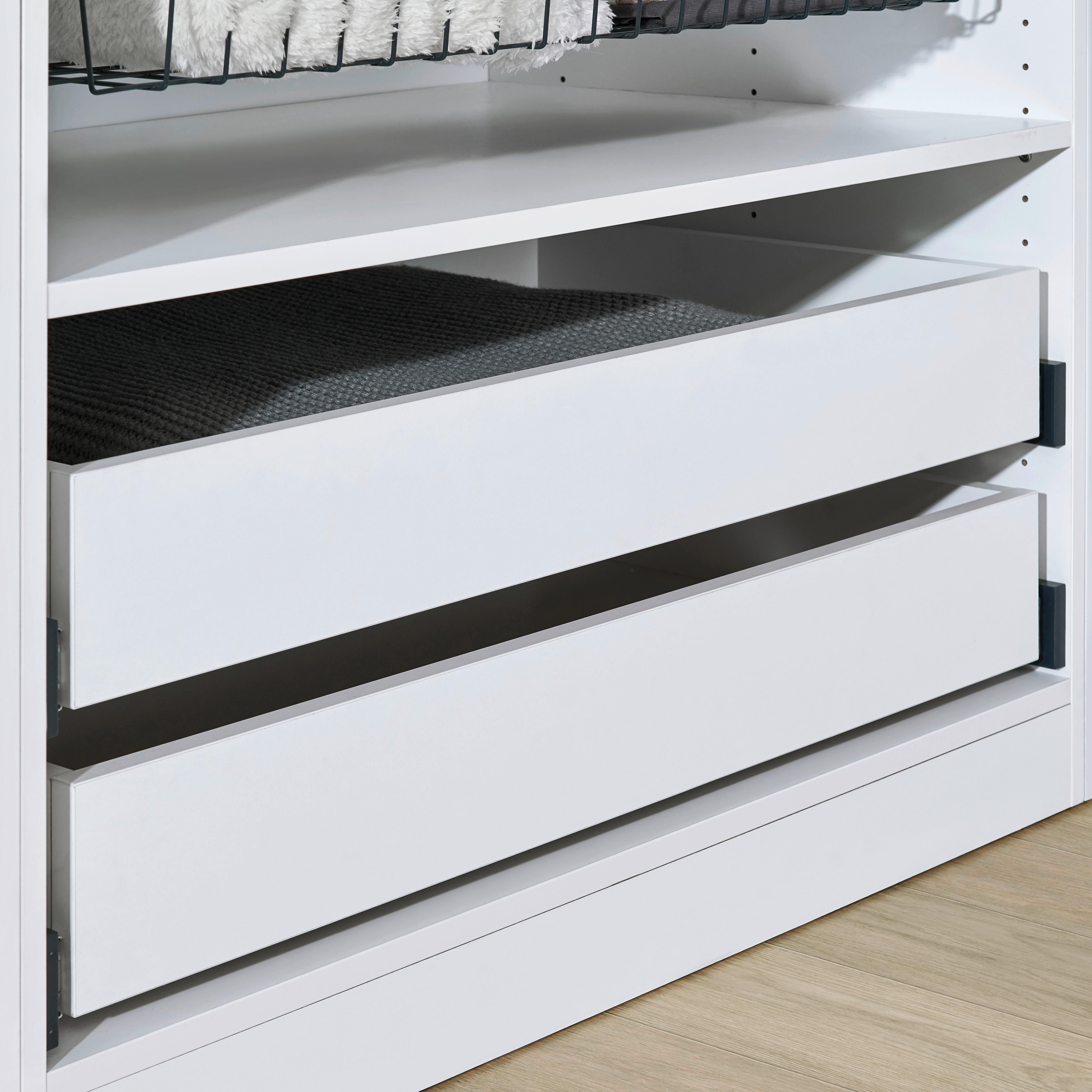 LÅDA UNIT -BASED- - vit, Modern, trämaterial (87,9/14/53cm) - Based