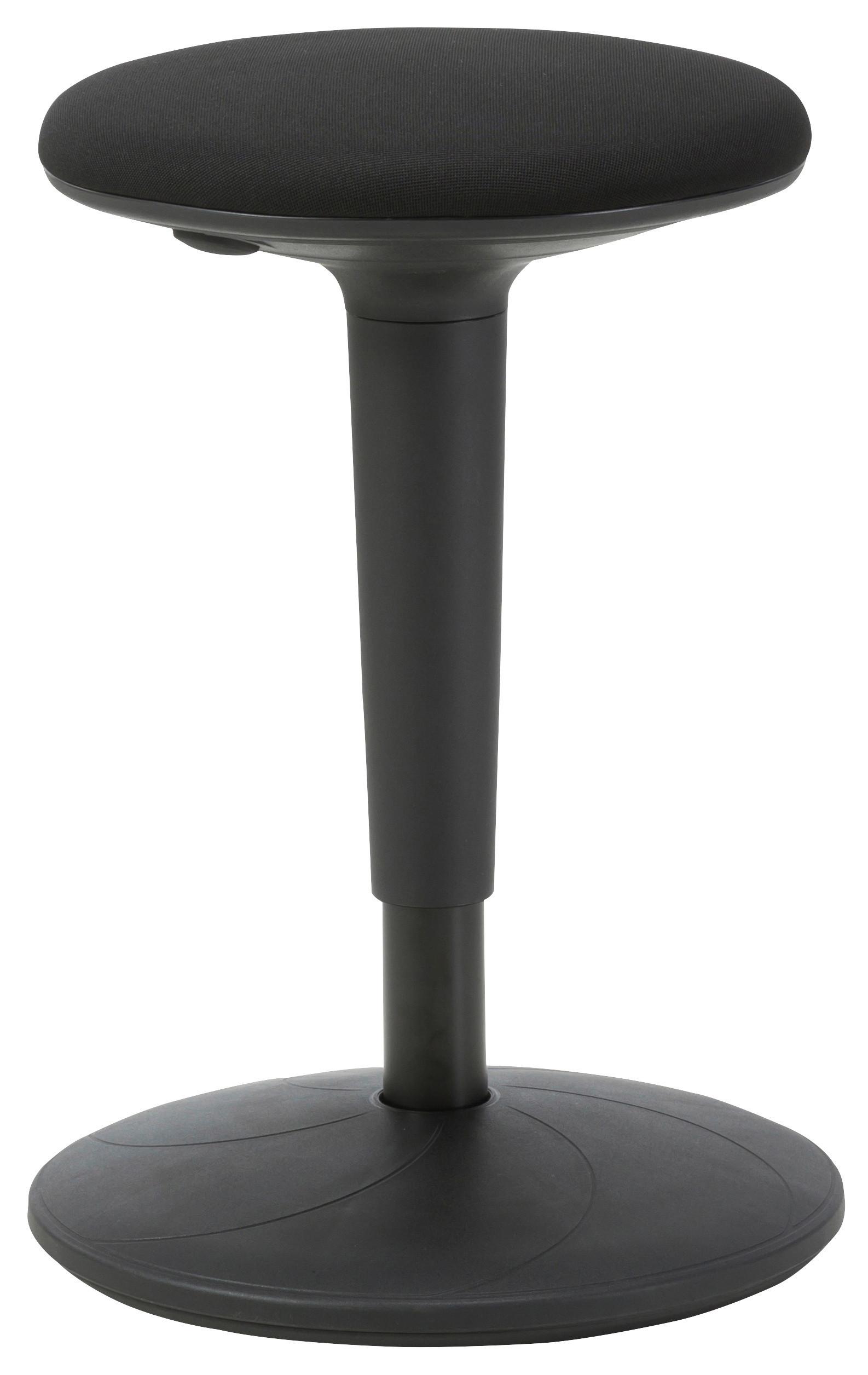 Uredska Stolica Spin - crna, Design, metal/tekstil (37/55,5-73,5/39cm) - Modern Living