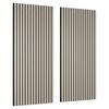 AKUSTIKPANEEL LUCIA 2ER SET -SB- - Grau, MODERN, Holzwerkstoff/Textil (60/120/1,5cm) - Mömax