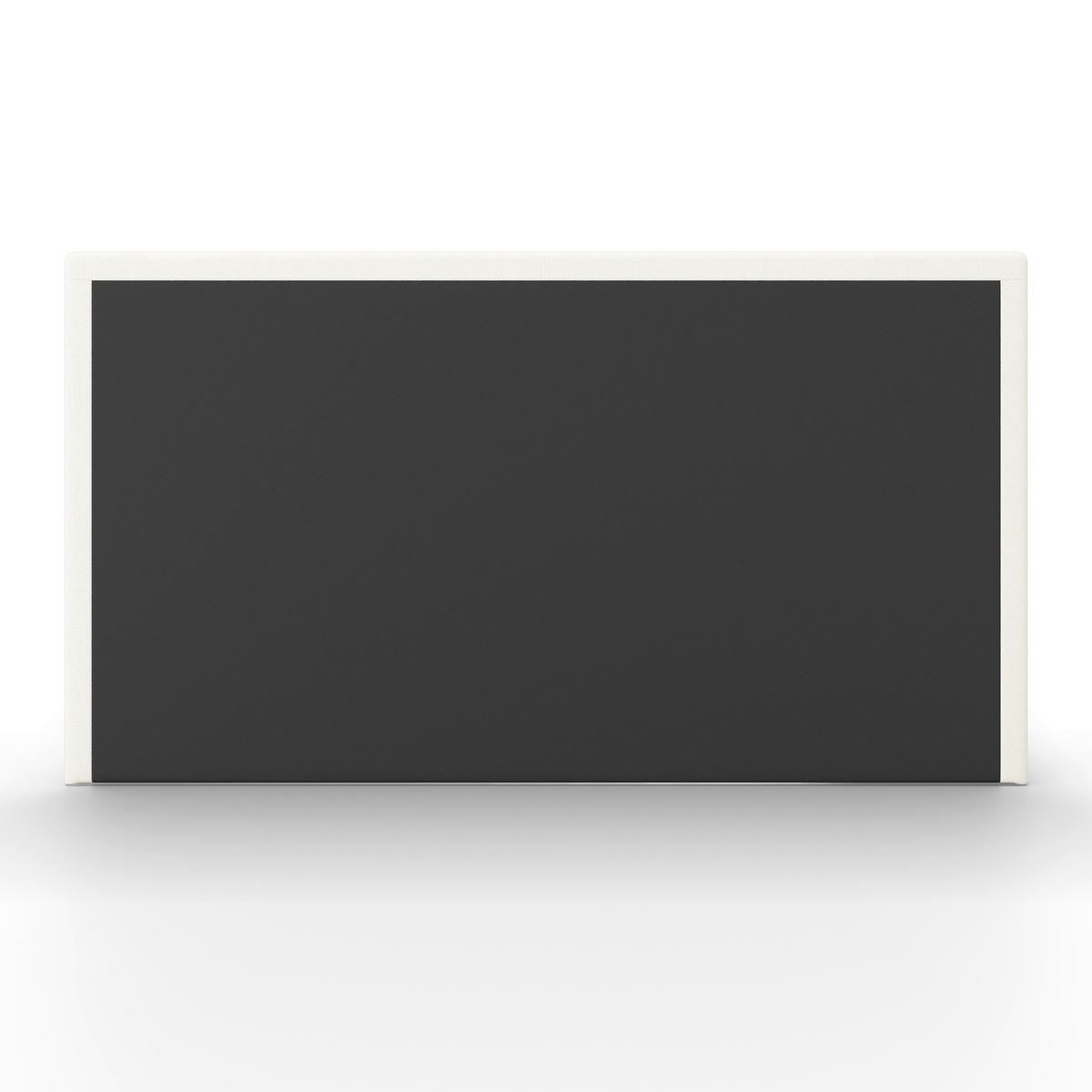 Polsterbett Yara ca. 180x200 cm Elfenbein - Elfenbein/Schwarz, Modern, Holz/Holzwerkstoff (180/200cm) - Bessagi Home