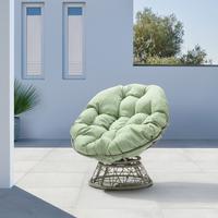 Scaun Altona - verde/gri, Modern, plastic/metal (96/90,5/76cm) - Mömax