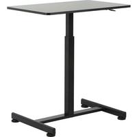 Schreibtisch Danny Schwarz - Schwarz, MODERN, Holzwerkstoff/Metall (75/48/75-110cm) - Mömax