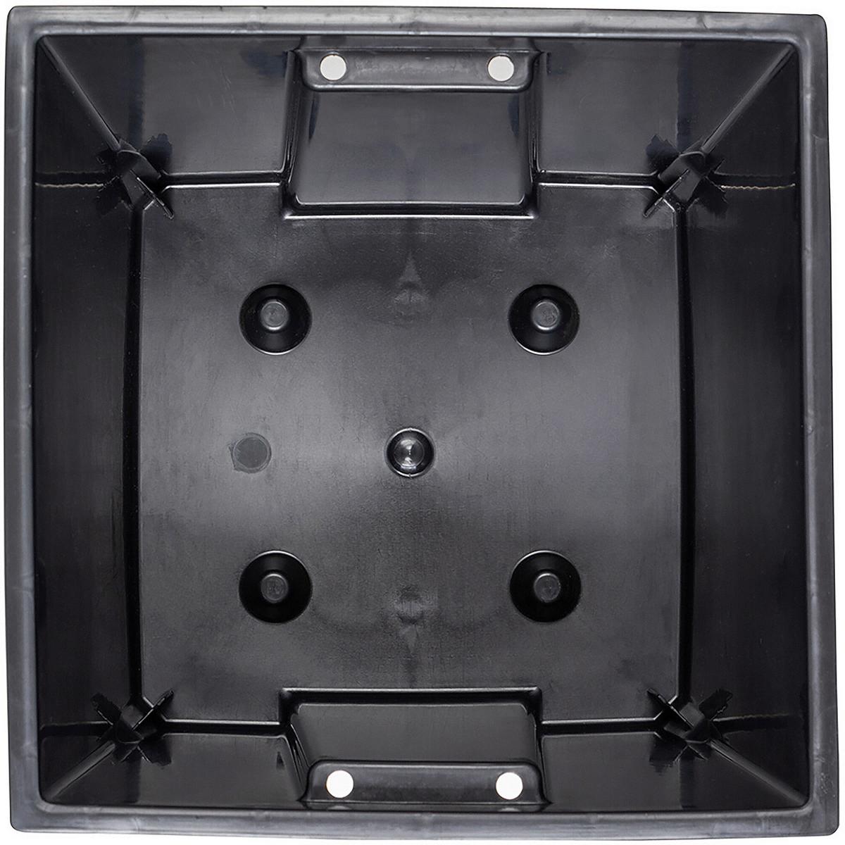 Pflanzentopf Anthrazit - Anthrazit, Basics, Kunststoff (40/75/40cm) - Siena Garden