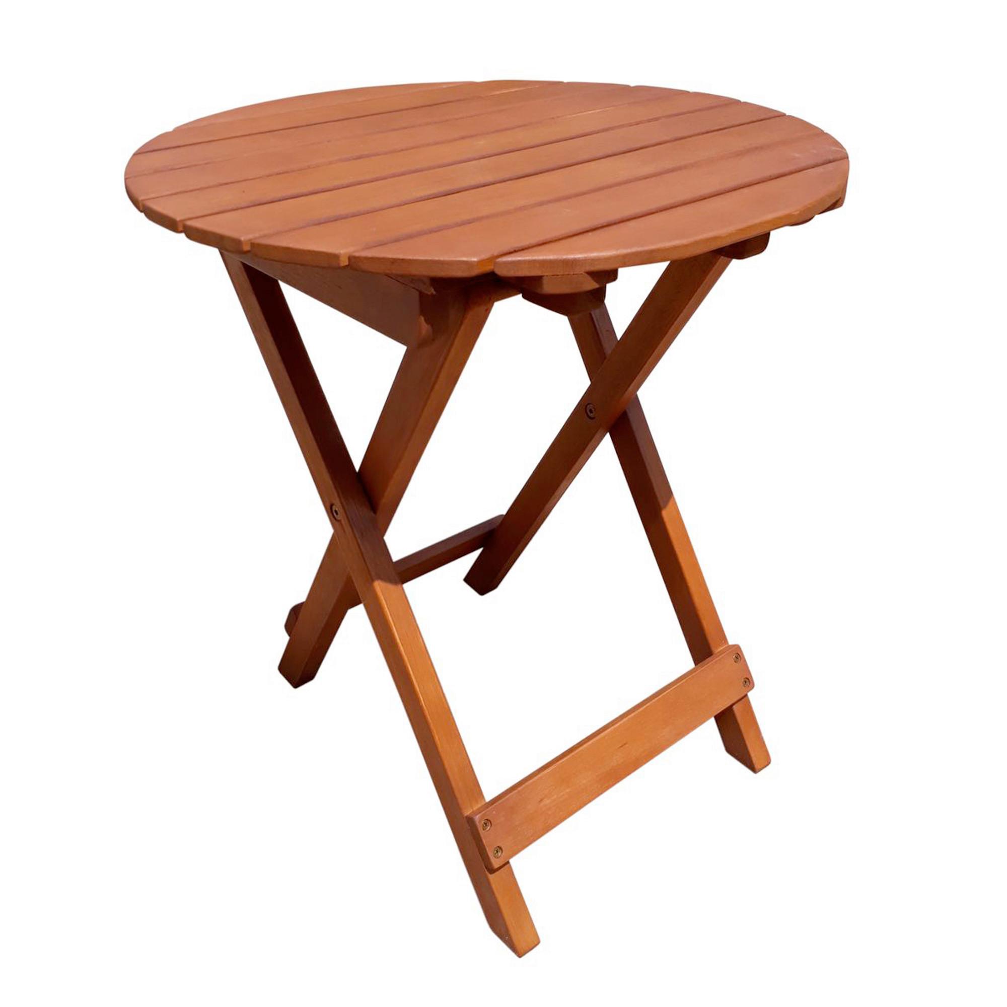 Gartentisch Holz Hanford ca. 45x50 cm klappbar - Braun, Basics, Holz (45/45/50cm) - Gardenson