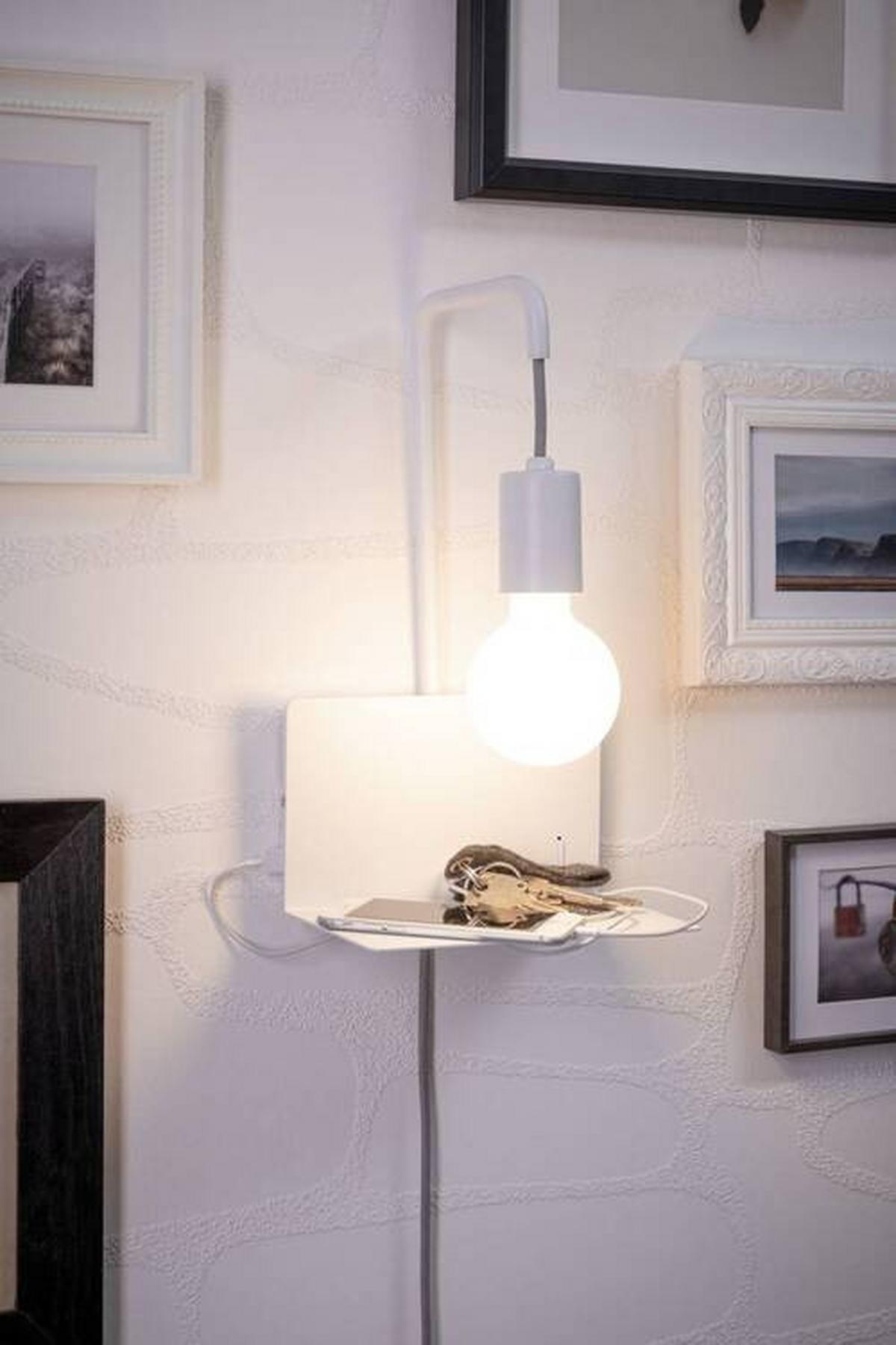 LED-Wandleuchte Calvani in Weiß max. 40 Watt - Weiß, Basics, Metall (20/35cm) - Paulmann