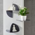 Wandregal Grau aus Metall - Grau, MODERN, Metall (33/16,5/33cm) - Modern Living Wandregal Grau aus Metall - Grau, MODERN, Metall (33/16,5/33cm) - Modern Living