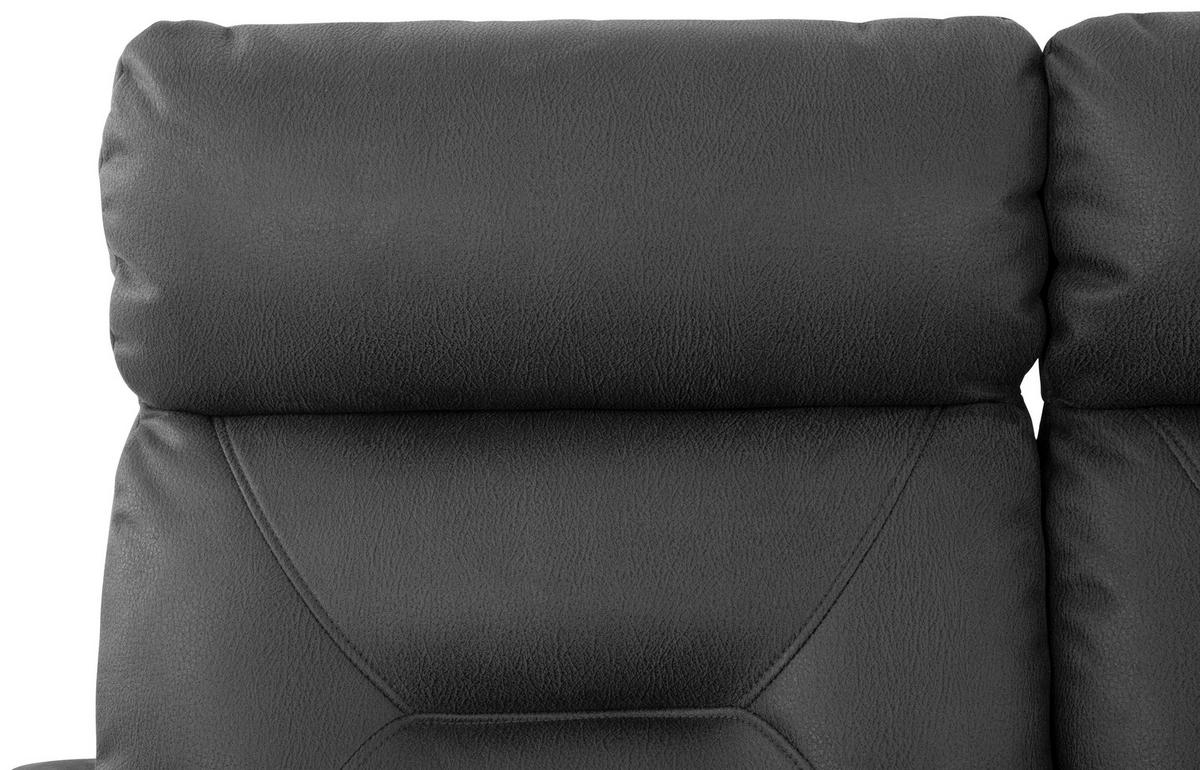 Dvosed Aureli, Črna - črna, Basics, kovina/tekstil (134,5/102,5/92,5cm) - Livetastic