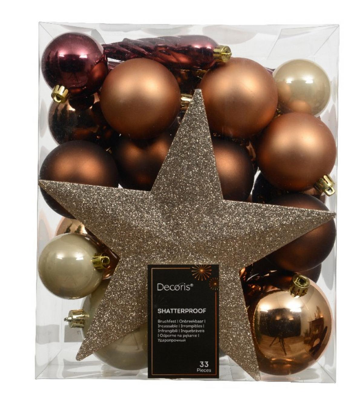 ZESTAW BOMBEK CHOINKOWYCH 022977 - KUGELN - Basics (8,00/8,00/8,00cm)