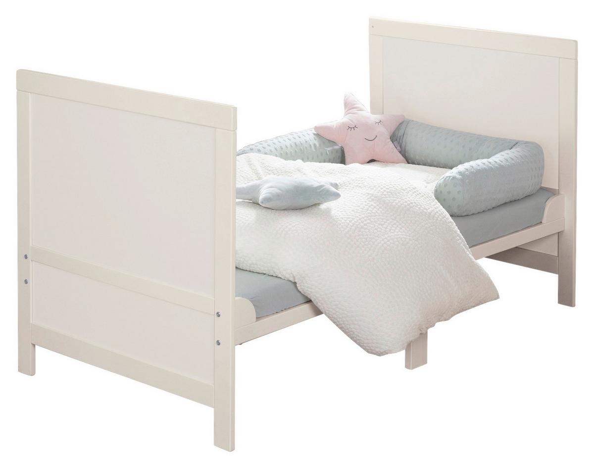 Rácsos Kiságy, Átalakítható Easy Sleep - szürke, Basics, faalapú anyag (78/78/142cm) - Roba