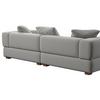 SOFFA TALIA - brun/grå, Modern, trä/textil (237/60,5/98cm) - Bessagi Home