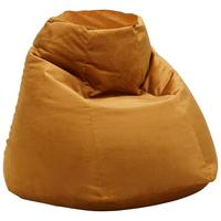 Ülőzsák Verona Samt - sárga/antracit, textil (90/105/90cm) - Best Price