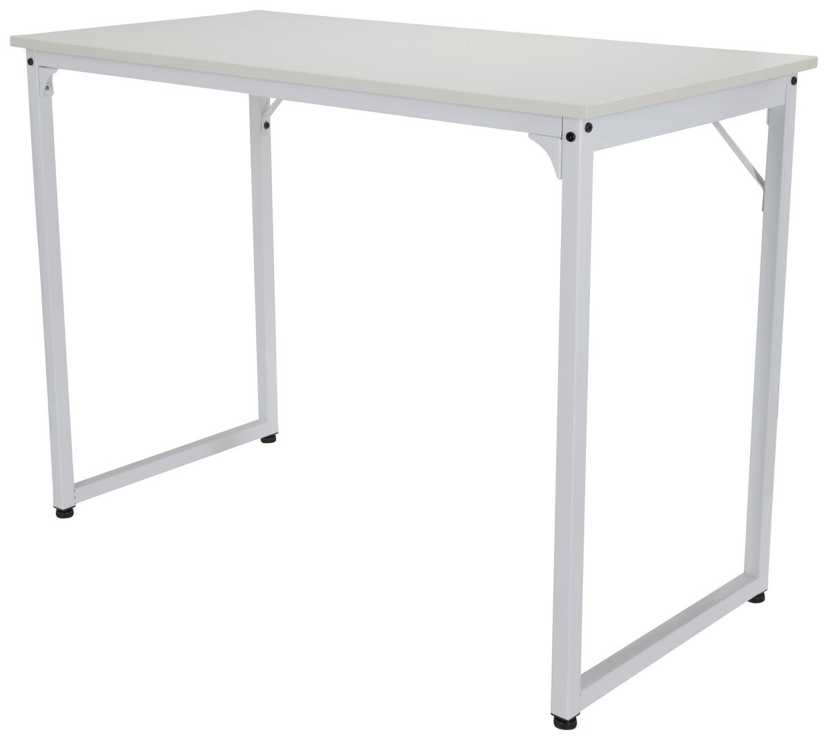 Pisalna Miza Workspace I, Bela - bela, Basics, kovina/leseni material (120/50/74cm) - MID.YOU
