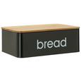 Brotbox Norman Schwarz - Schwarz, LIFESTYLE, Holz/Metall (33/21/10,5cm) - Mömax modern living Brotbox Norman Schwarz - Schwarz, LIFESTYLE, Holz/Metall (33/21/10,5cm) - Mömax modern living
