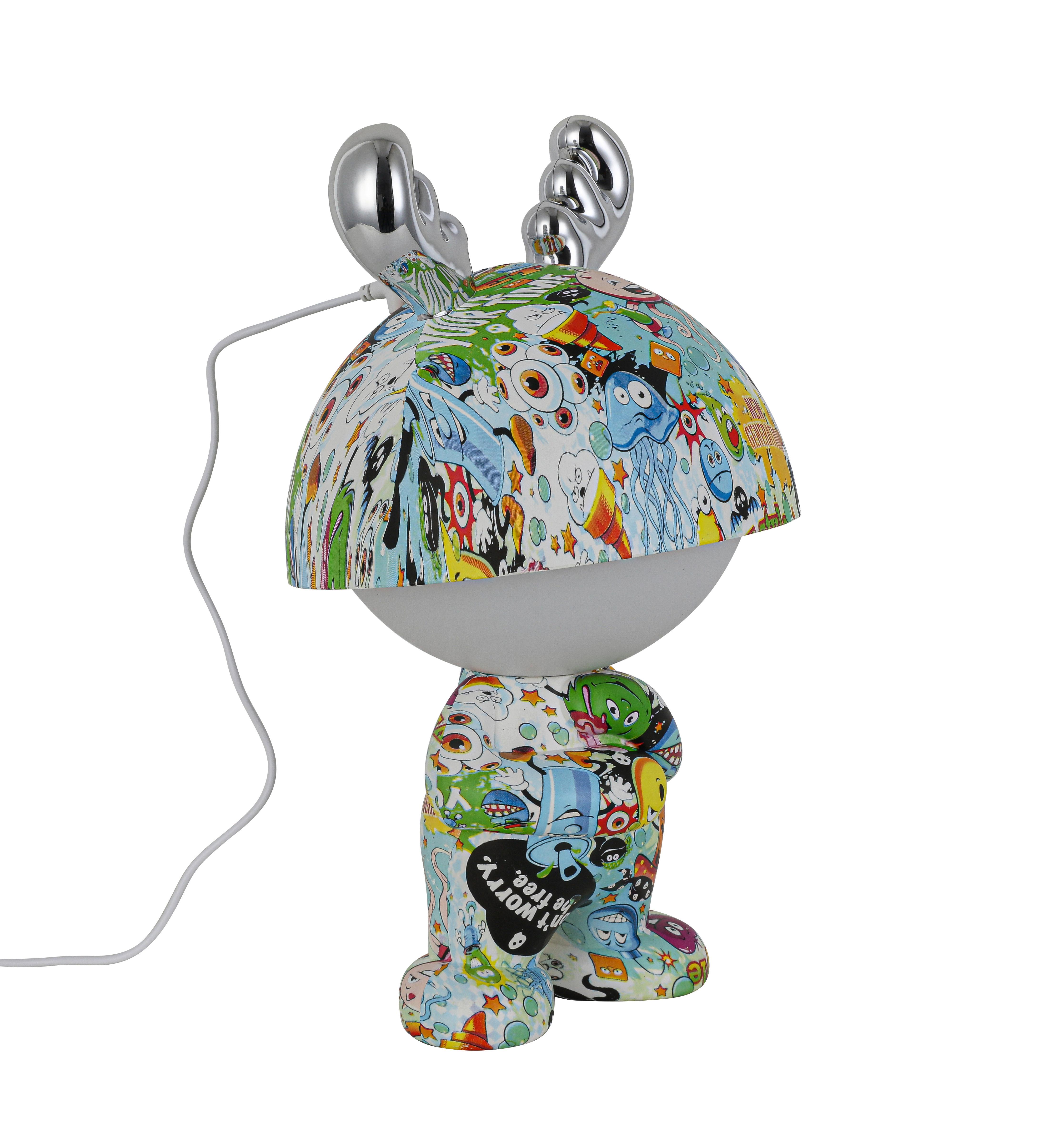 LED-DEKORATIONSLAMPA LEA - kromfärg/multicolor, Modern, metall/plast (17/17/30cm) - Mömax