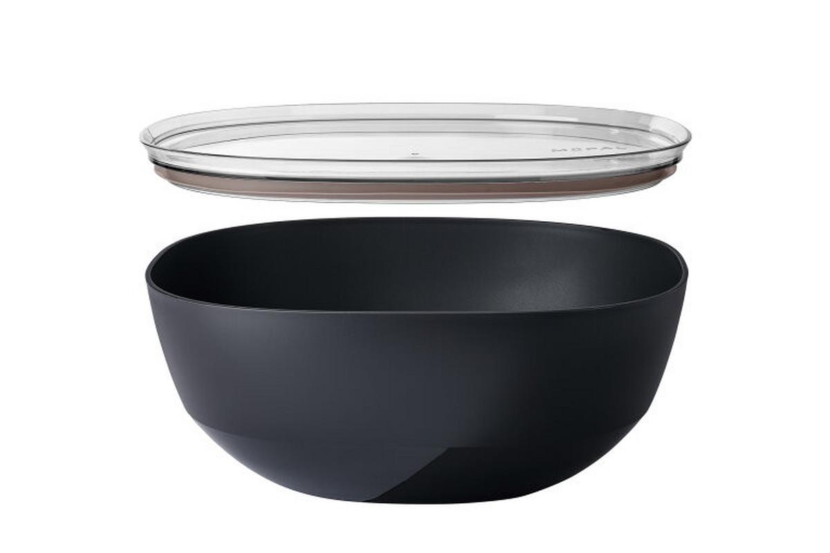 ZESTAW DO SAŁATEK 105941441100 - czarny, Konventionell, tworzywo sztuczne (30,1/12,7cm) - Mepal
