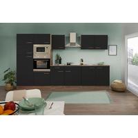 Küchenleerblock LBKB330EYSMIGKE - Edelstahlfarben/Eichefarben, Basics, Holzwerkstoff/Metall (330cm) - Respekta