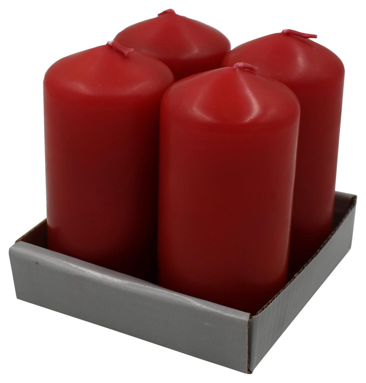 Stumpenkerze Katrinja in verschiedenen Farben - Sandfarben/Weiss (5/10cm) - Modern Living