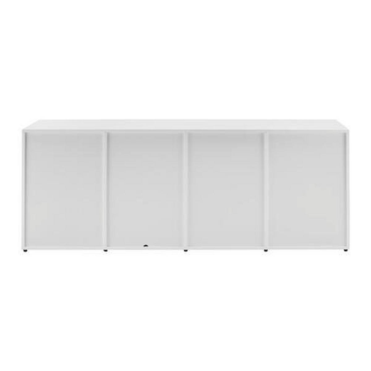 Comodă cu uși MICK - alb, Modern (180/69,5/40cm) - Bessagi Home