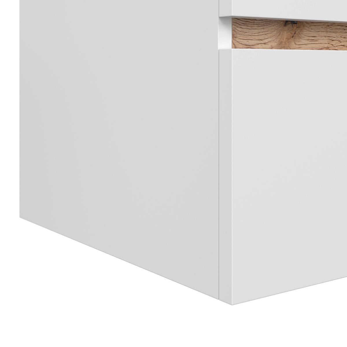 Omarica Za Pod Umivalnik Marbella, Bela, Hrast - bela, Moderno, leseni material/keramika (100/64,5/47cm) - Mömax
