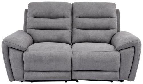 Sofa in Grau - Schwarz/Grau, KONVENTIONELL, Textil (169/94/100cm) - Based