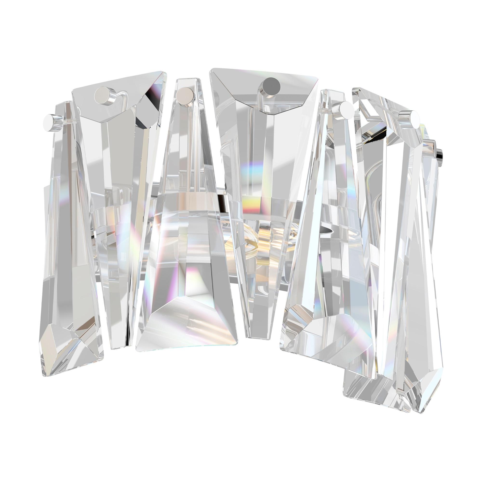 Wandleuchte Puntes Chromfarben max. 60 Watt - Chromfarben, Trend, Metall (15.3/16/25.6cm) - MAYTONI