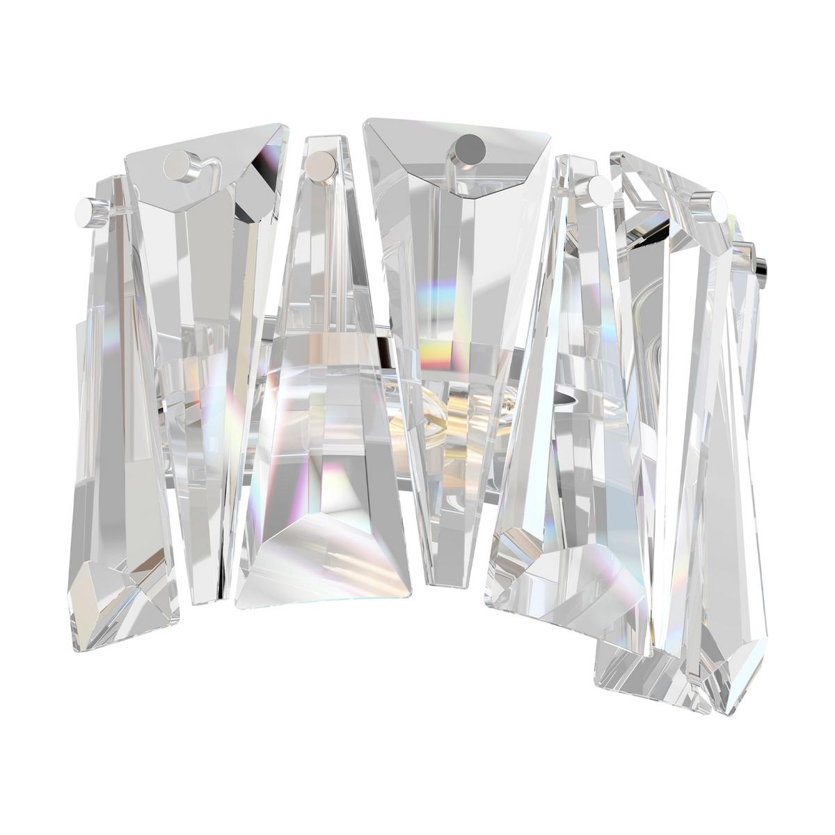 WANDLEUCHTE PUNTES - Chromfarben, Trend, Metall (15.3/16/25.6cm) - MAYTONI