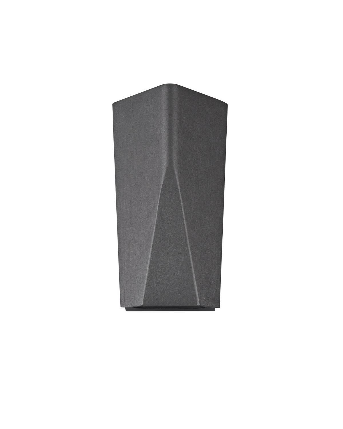 Außenwandleuchte Tay in Anthrazit max. 4,5 Watt - Anthrazit, Design, Metall (20/10,6/6,2cm) - Trio Leuchten