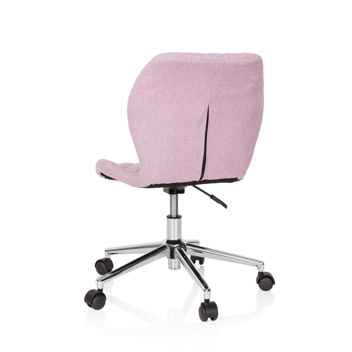 Jugenddrehstuhl Joy II ca. 47x73-83x43 cm Rosa - Rosa, Basics, Kunststoff/Textil (47/73-83/43cm) - MID.YOU