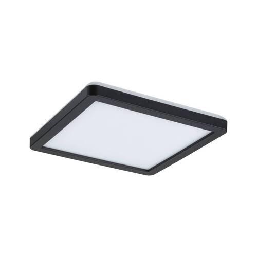 LED-Paneel Atria Shine in Schwarz max. 11,2 Watt - Schwarz, Basics, Kunststoff (19/19/2,8cm) - Paulmann