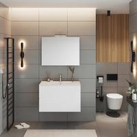 Element Ispod Umivaonika Easy - bijela visoki sjaj/antracit, Moderno, drvni materijal (80/51/46cm)