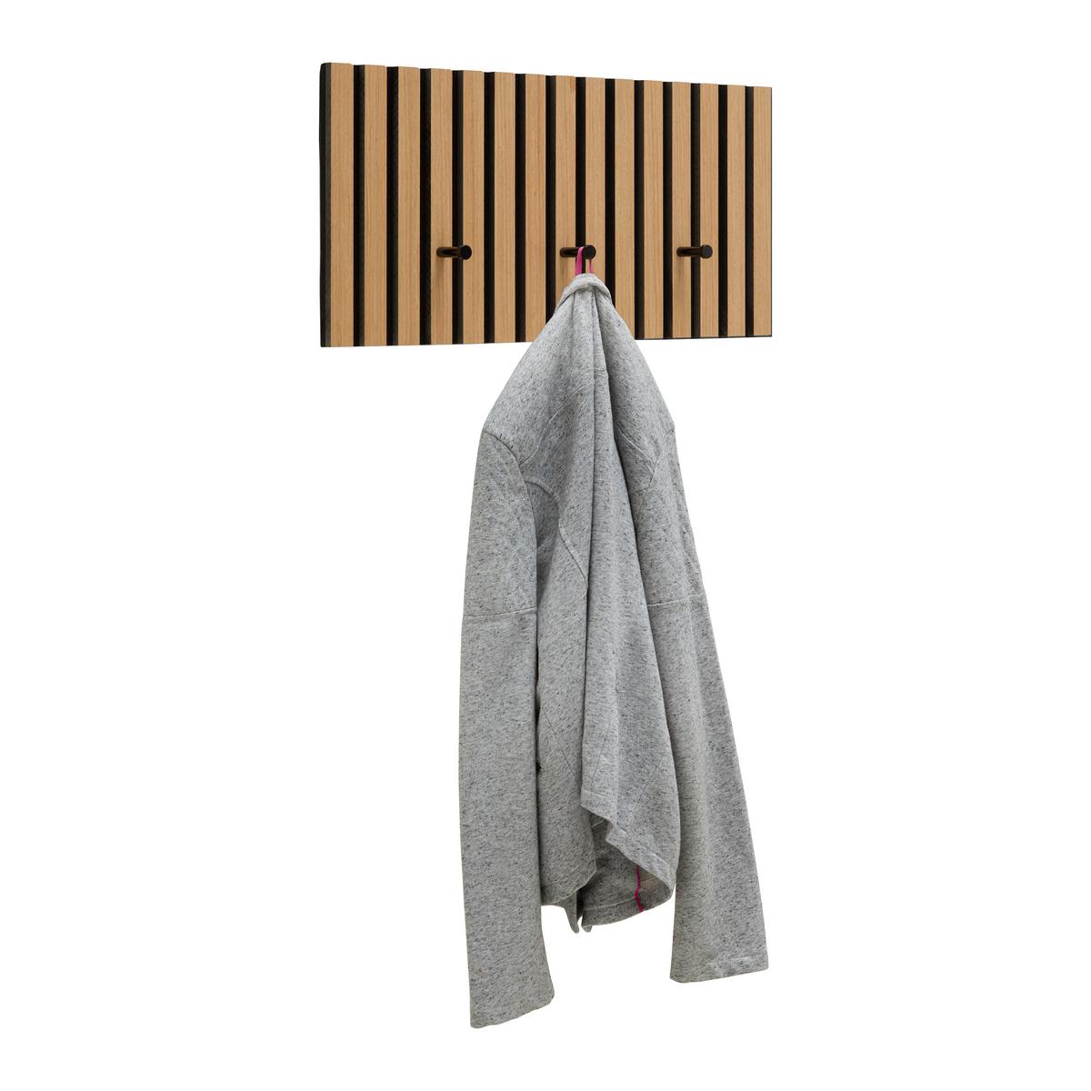 Garderobenleiste Grace Eiche Artisan - Eiche Artisan, Modern, Holzwerkstoff/Textil (60/30/7cm) - Mömax