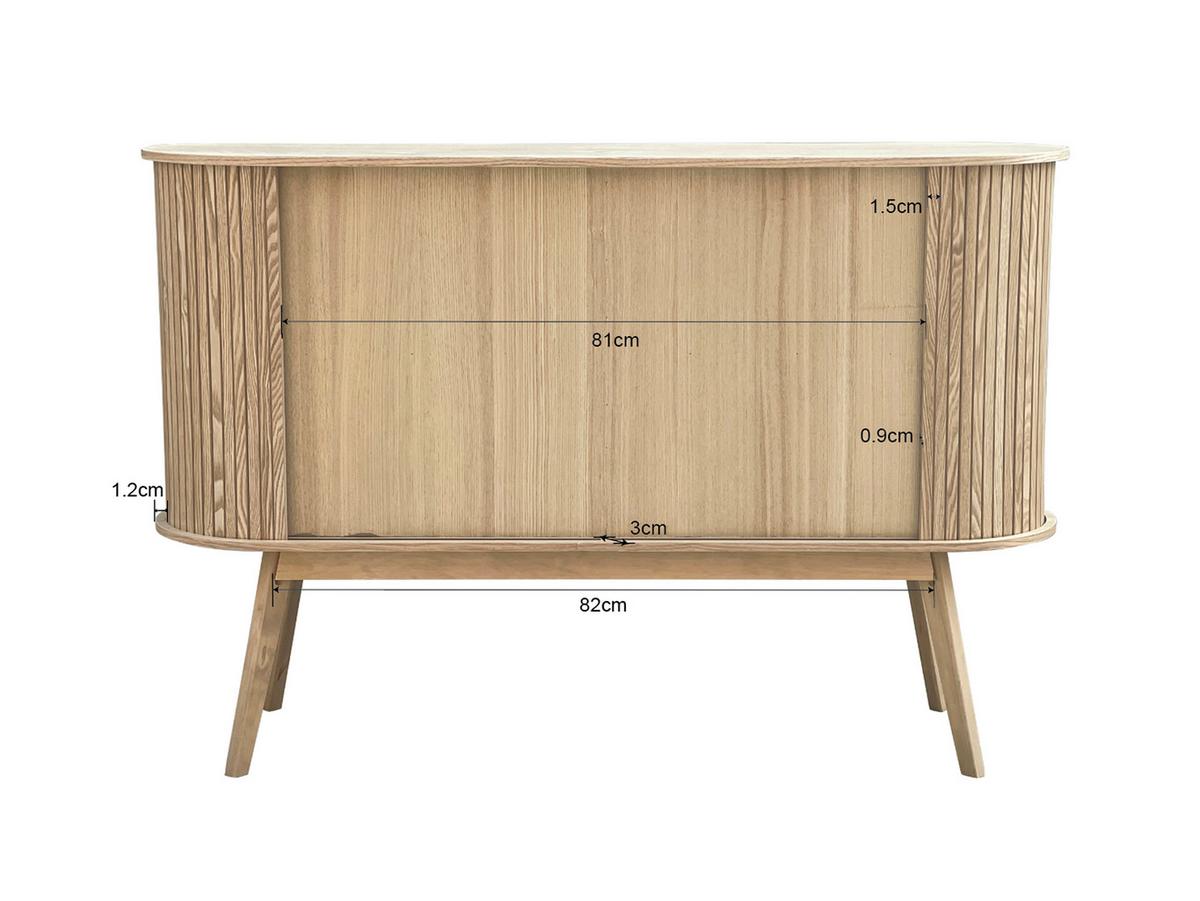 Komoda Skandy - prirodne boje, Moderno, drvni materijal/drvo (120/80/35cm) - Premium Living