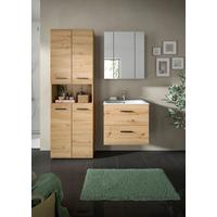 BADEZIMMER ICE - Weiss/Schwarz, Basics, Keramik/Holzwerkstoff (120cm) - MID.YOU