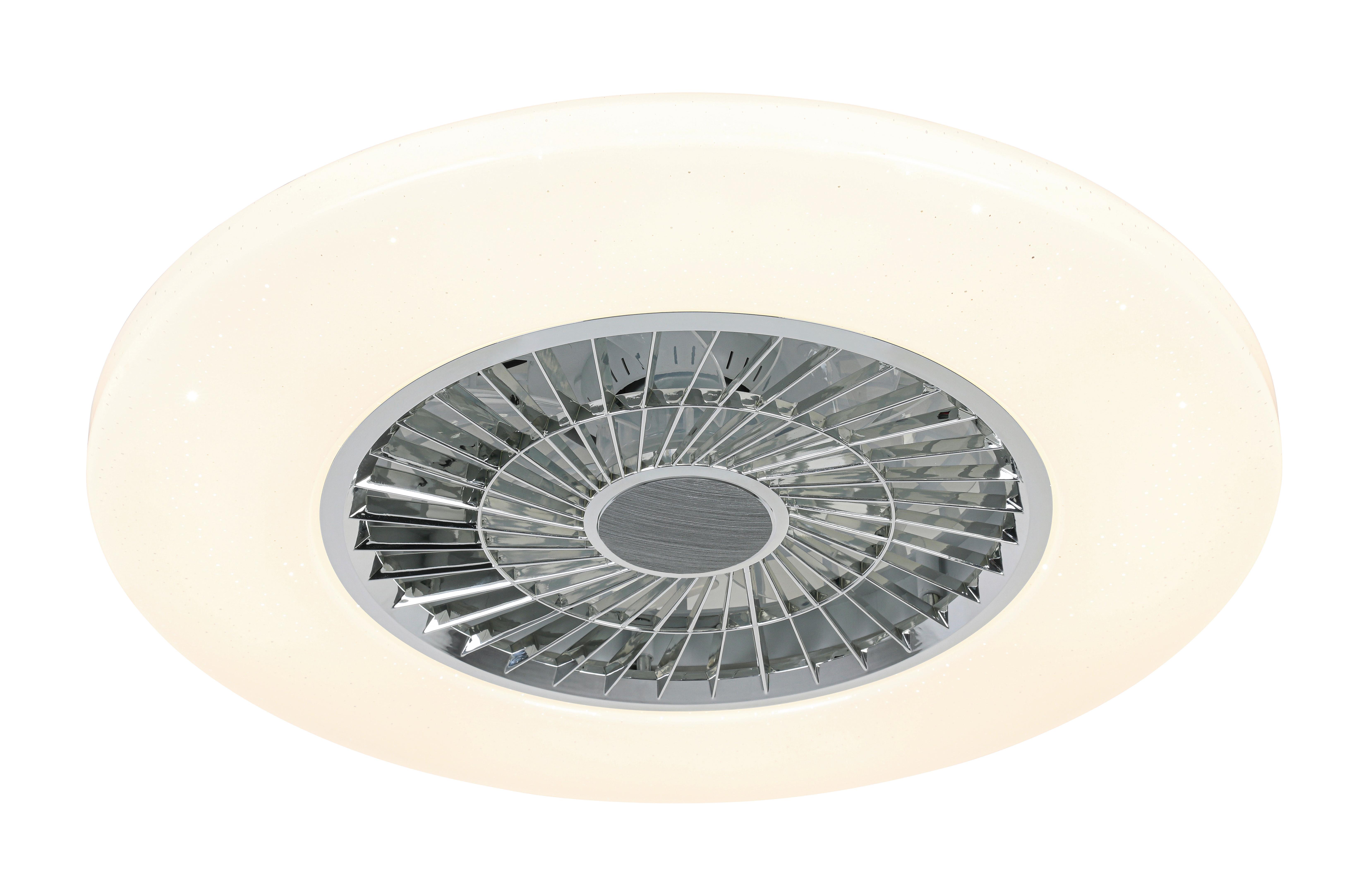 LED-TAKLAMPA LUFTIKU - vit/kromfärg, Klassisk, metall/plast (58/14,5cm) - Premium Living